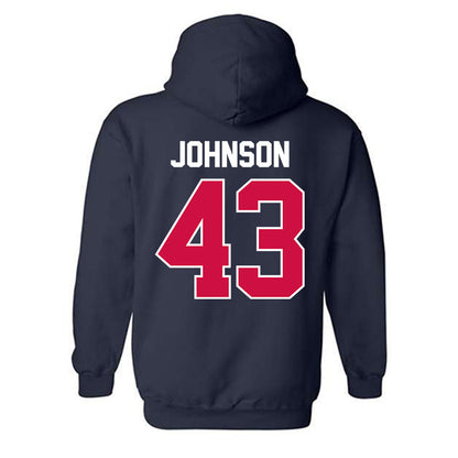 Arizona - NCAA Football : Dalton Johnson - Classic Shersey Hooded Sweatshirt-1