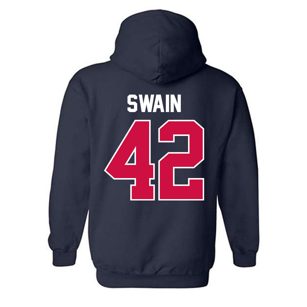  - NCAA Softball : Saya Swain - Classic Shersey Hooded Sweatshirt-1