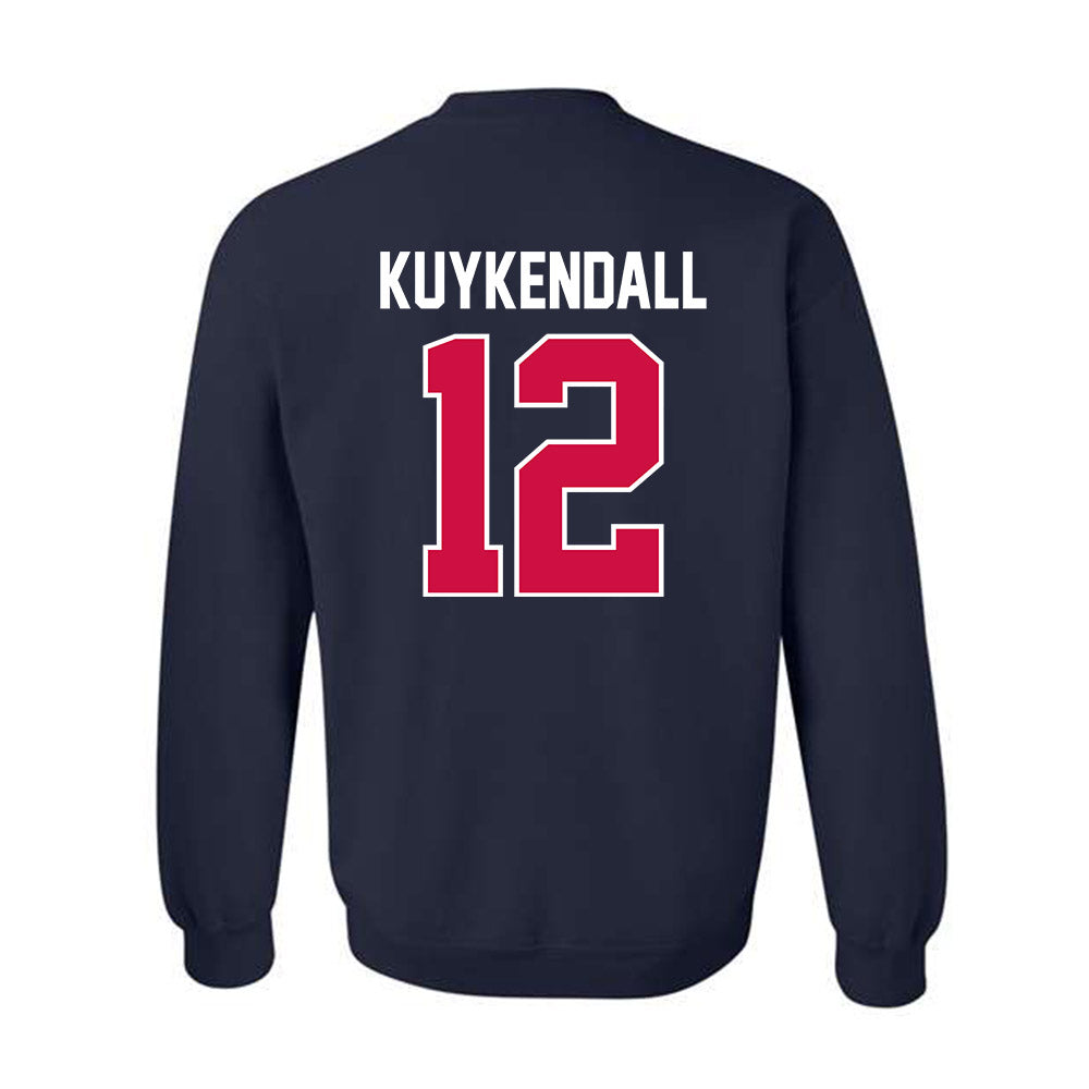 Arizona - NCAA Men's Basketball : Will Kuykendall - Crewneck Sweatshirt Classic Shersey