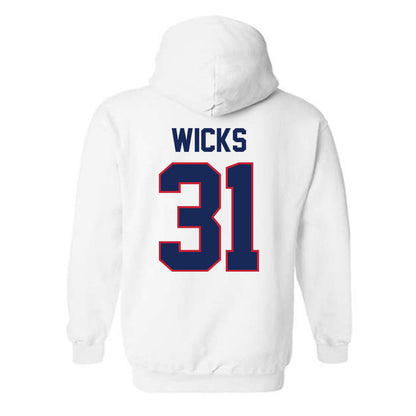 Arizona - NCAA Football : Kaden Wicks - Hooded Sweatshirt Classic Shersey