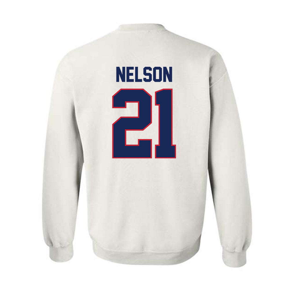 Arizona - NCAA Men's Basketball : Evan Nelson - Classic Shersey Crewneck Sweatshirt-1