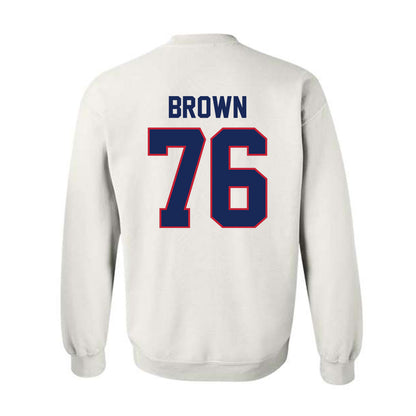 Arizona - NCAA Football : Jordan Brown - Classic Shersey Crewneck Sweatshirt-1