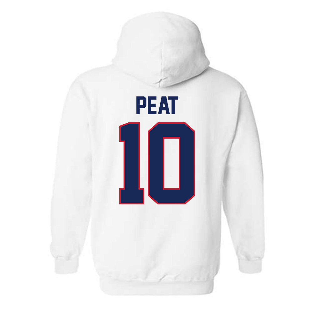 Arizona - NCAA Men's Basketball : Koa Peat - Classic Shersey Hooded Sweatshirt-1