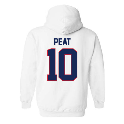 Arizona - NCAA Men's Basketball : Koa Peat - Classic Shersey Hooded Sweatshirt-1