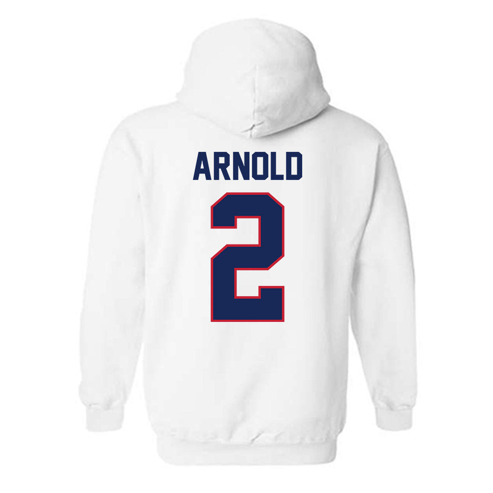  - NCAA Men's Basketball : Addison Arnold - Classic Shersey Hooded Sweatshirt-1