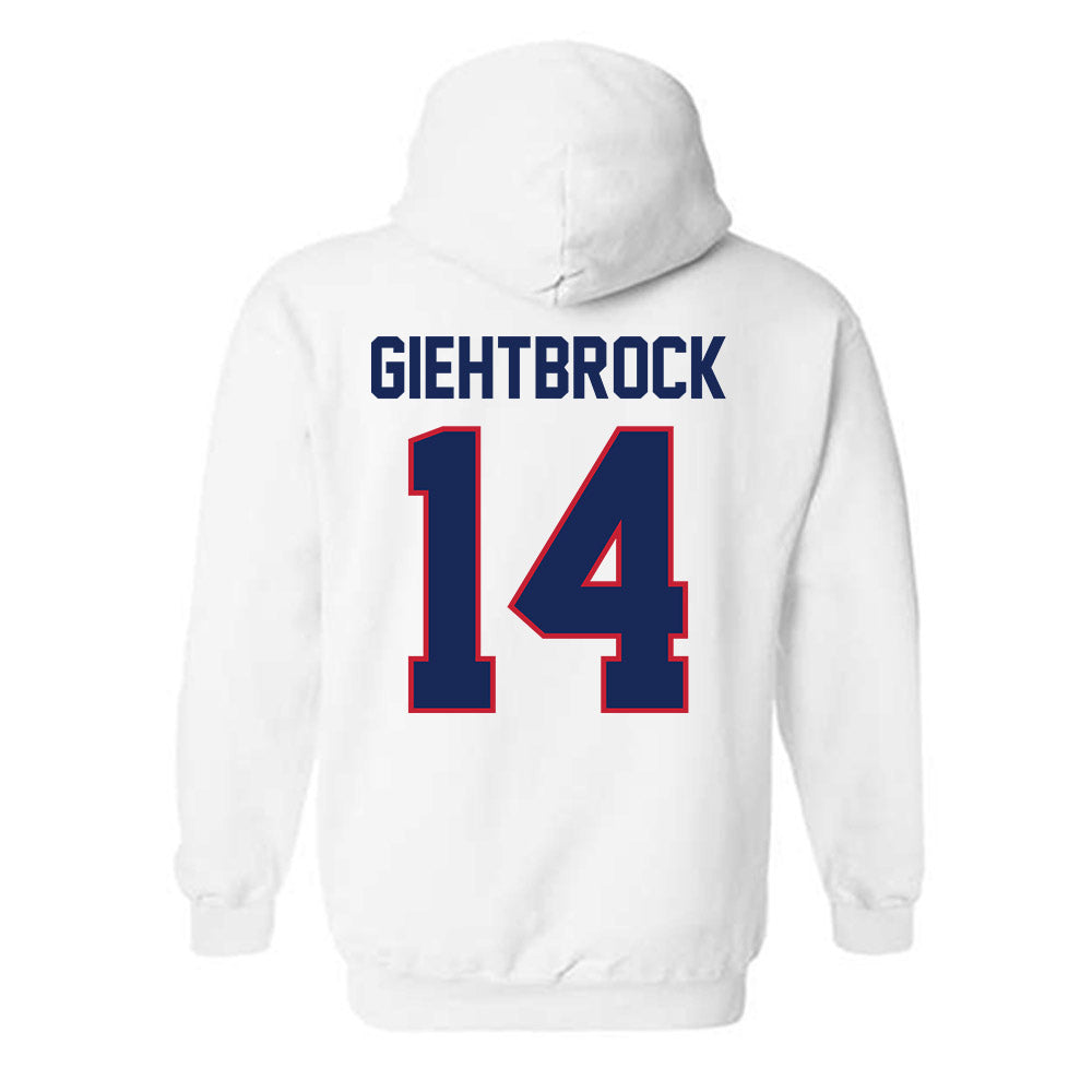 Arizona - NCAA Women's Volleyball : Chloe Giehtbrock - Classic Shersey Hooded Sweatshirt-1