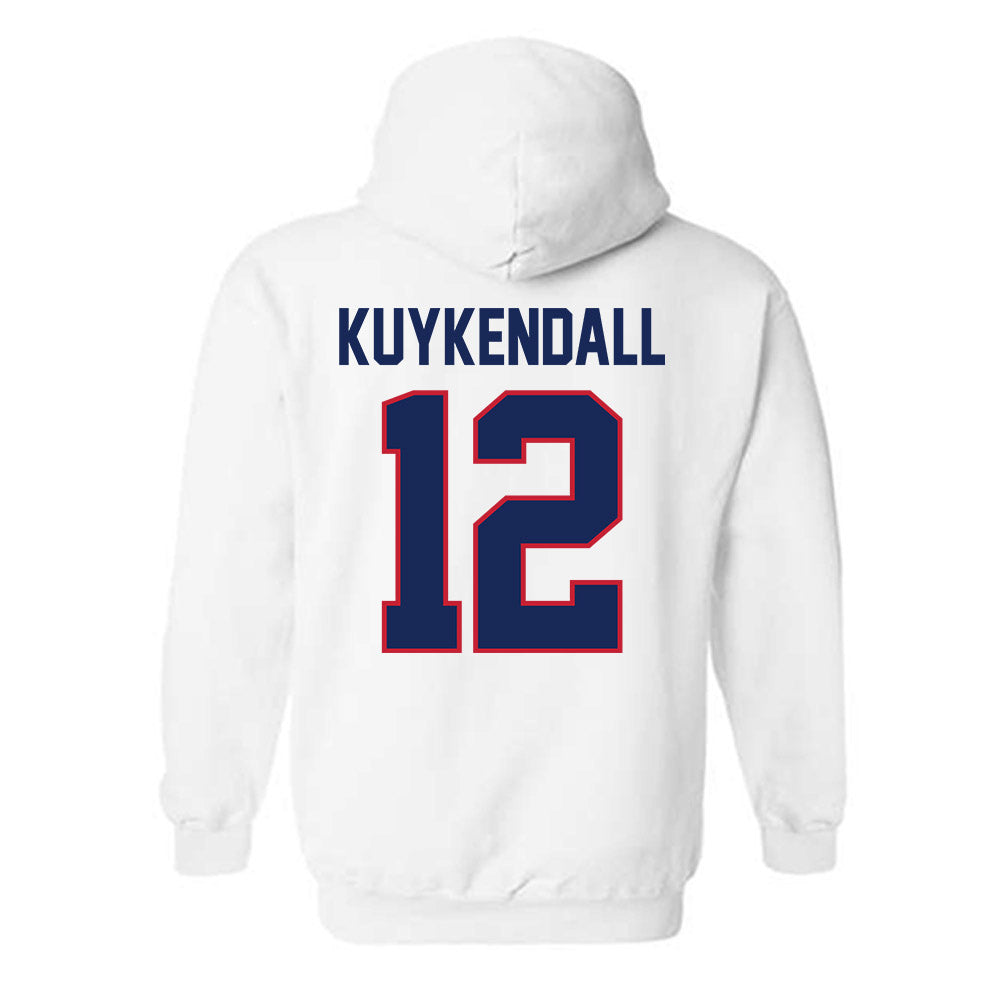 Arizona - NCAA Men's Basketball : Will Kuykendall - Hooded Sweatshirt Classic Shersey