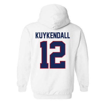 Arizona - NCAA Men's Basketball : Will Kuykendall - Hooded Sweatshirt Classic Shersey