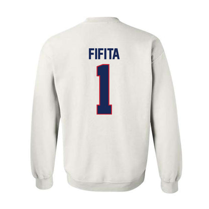 Arizona - NCAA Football : Noah Fifita - Classic Shersey Crewneck Sweatshirt-1