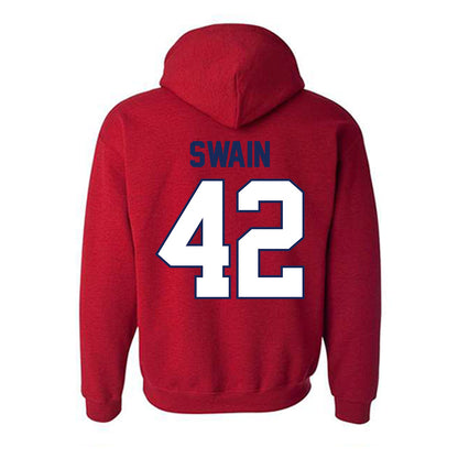  - NCAA Softball : Saya Swain - Classic Shersey Hooded Sweatshirt-1