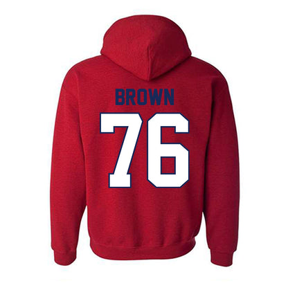 Arizona - NCAA Football : Jordan Brown - Classic Shersey Hooded Sweatshirt-1