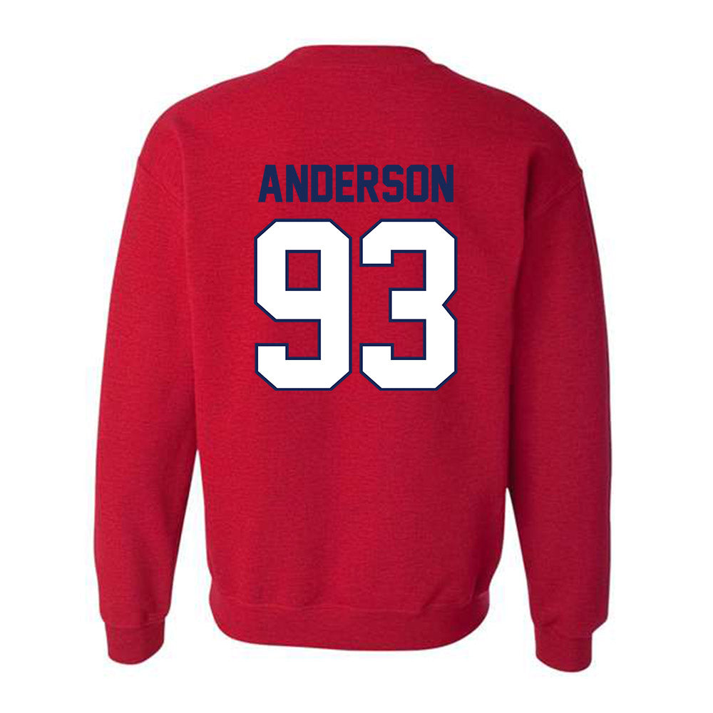 Arizona - NCAA Football : Jarra Anderson - Classic Shersey Crewneck Sweatshirt-1