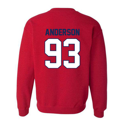Arizona - NCAA Football : Jarra Anderson - Classic Shersey Crewneck Sweatshirt-1