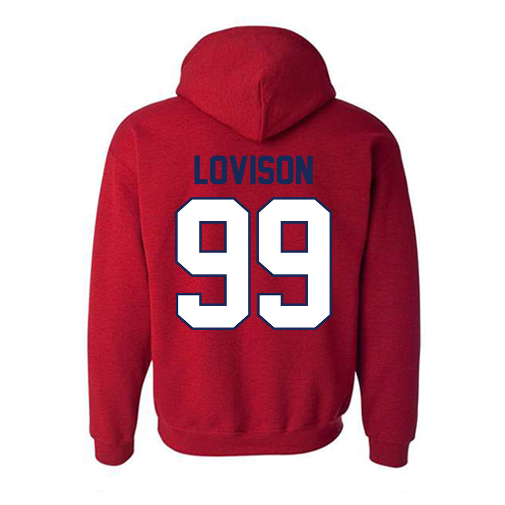Arizona - NCAA Football : Isaac Lovison - Classic Shersey Hooded Sweatshirt-1