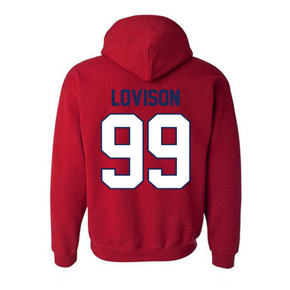 Arizona - NCAA Football : Isaac Lovison - Classic Shersey Hooded Sweatshirt-1