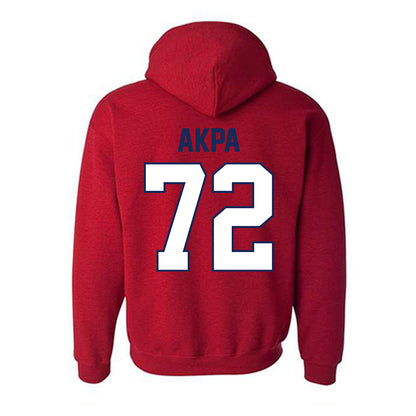 Arizona - NCAA Football : Louis Akpa - Classic Shersey Hooded Sweatshirt-1
