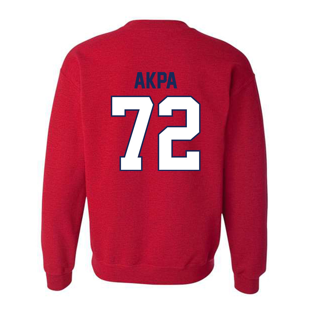 Arizona - NCAA Football : Louis Akpa - Classic Shersey Crewneck Sweatshirt-1