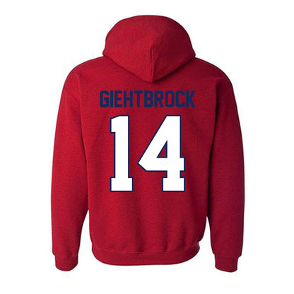 Arizona - NCAA Women's Volleyball : Chloe Giehtbrock - Classic Shersey Hooded Sweatshirt-1