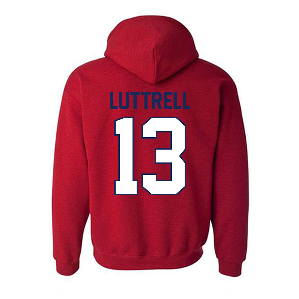 Arizona - NCAA Football : Jack Luttrell - Classic Shersey Hooded Sweatshirt-1