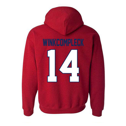 Arizona - NCAA Beach Volleyball : Reece Winkcompleck - Classic Shersey Hooded Sweatshirt-1