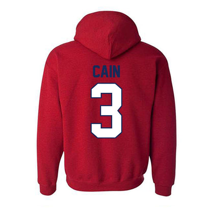 Arizona - NCAA Baseball : Andrew Cain - Classic Shersey Hooded Sweatshirt-1