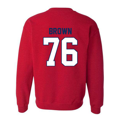 Arizona - NCAA Football : Jordan Brown - Classic Shersey Crewneck Sweatshirt-1