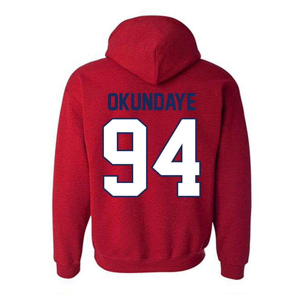 Arizona - NCAA Football : Eduwa Okundaye - Classic Shersey Hooded Sweatshirt-1