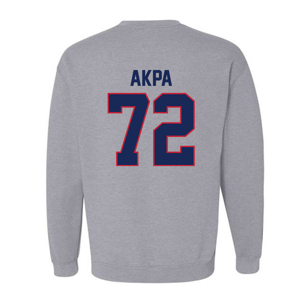 Arizona - NCAA Football : Louis Akpa - Classic Shersey Crewneck Sweatshirt-1
