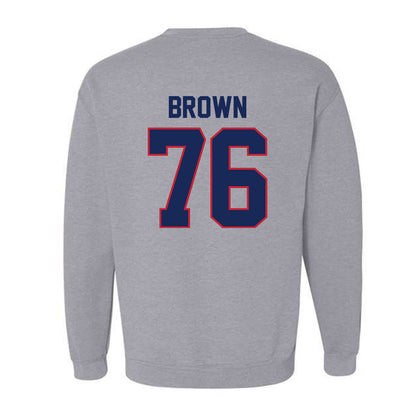 Arizona - NCAA Football : Jordan Brown - Classic Shersey Crewneck Sweatshirt-1