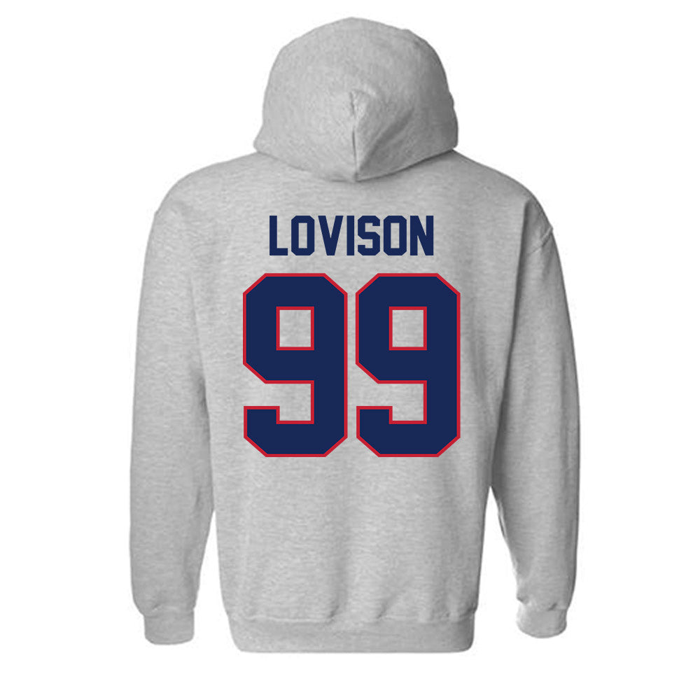 Arizona - NCAA Football : Isaac Lovison - Classic Shersey Hooded Sweatshirt-1
