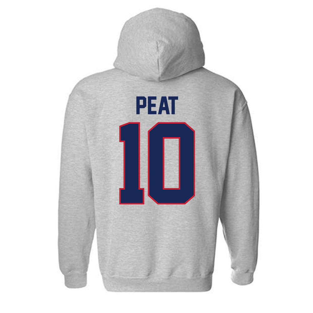 Arizona - NCAA Men's Basketball : Koa Peat - Classic Shersey Hooded Sweatshirt-1