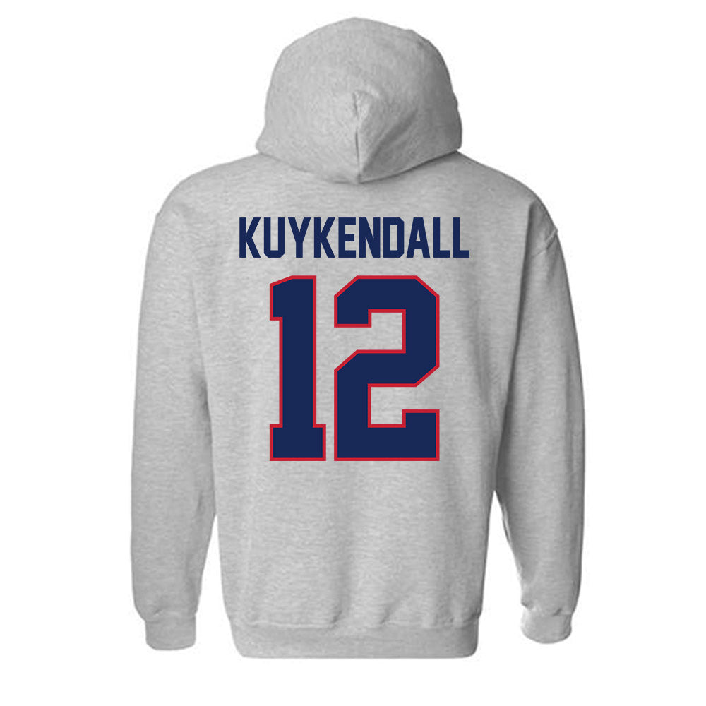 Arizona - NCAA Men's Basketball : Will Kuykendall - Hooded Sweatshirt Classic Shersey