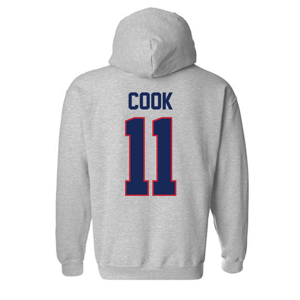 Arizona - NCAA Men's Basketball : Jackson Cook - Classic Shersey Hooded Sweatshirt-1