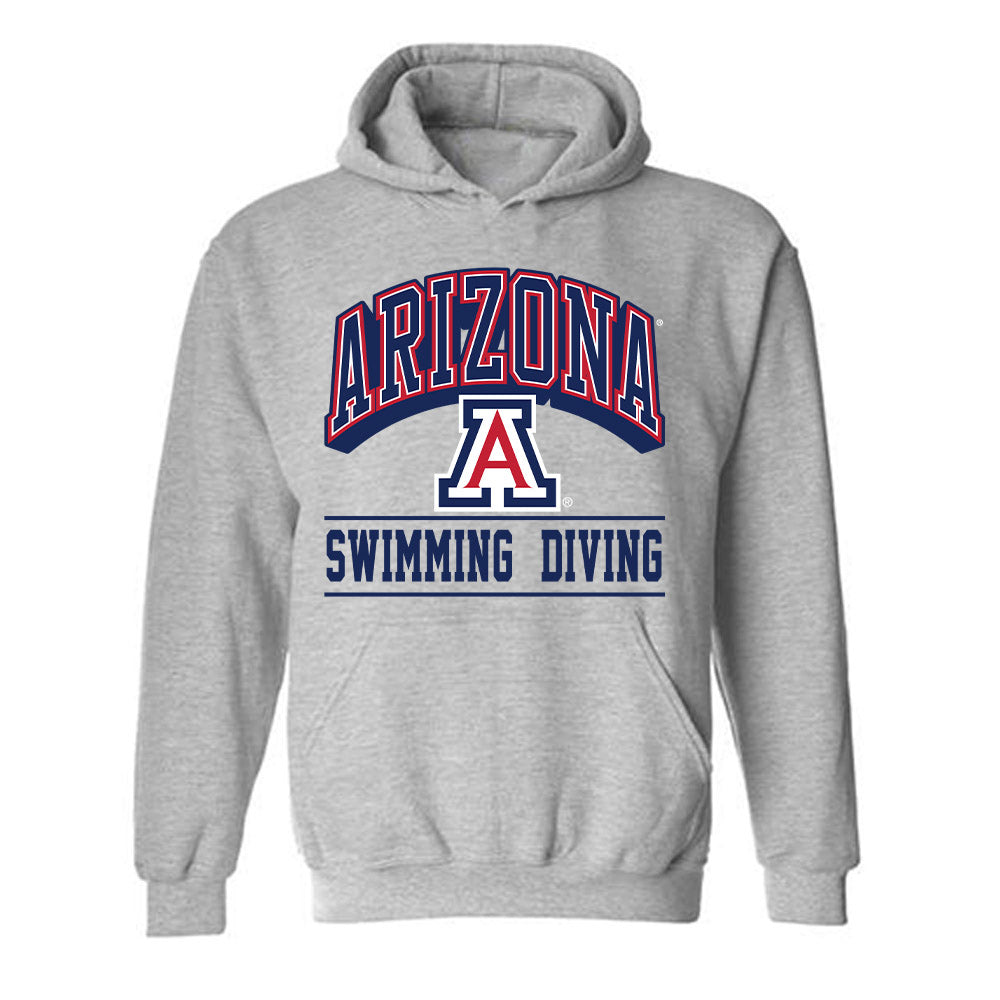 Arizona - NCAA Men's Swimming & Diving : Joel Nace - Classic Shersey Hooded Sweatshirt-0