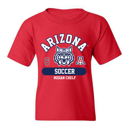 Arizona - NCAA Women's Soccer : Megan Chelf - Classic Fashion Shersey Youth T-Shirt