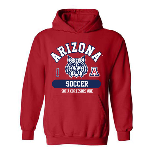 Arizona - NCAA Women's Soccer : Sofia Cortes-Browne - Classic Fashion Shersey Hooded Sweatshirt