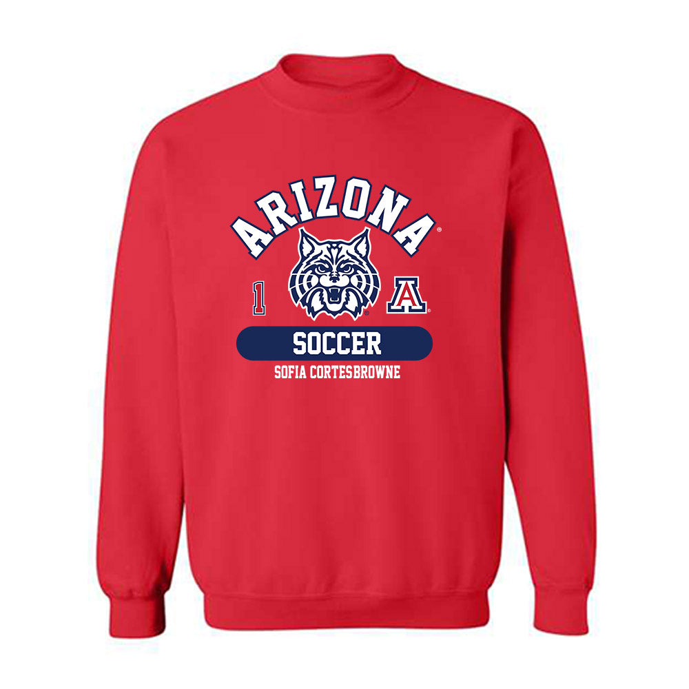 Arizona - NCAA Women's Soccer : Sofia Cortes-Browne - Classic Fashion Shersey Crewneck Sweatshirt