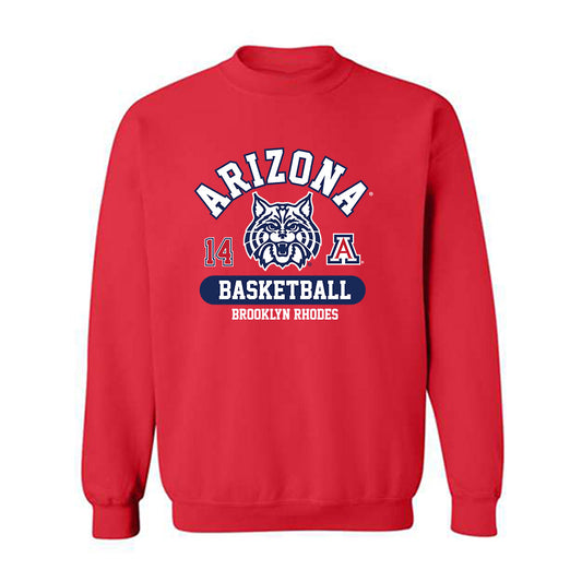 Arizona - NCAA Women's Basketball : Brooklyn Rhodes - Classic Fashion Shersey Crewneck Sweatshirt