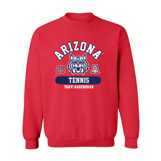 Arizona - NCAA Women's Tennis : Tanvi Narendran - Classic Fashion Shersey Crewneck Sweatshirt-0