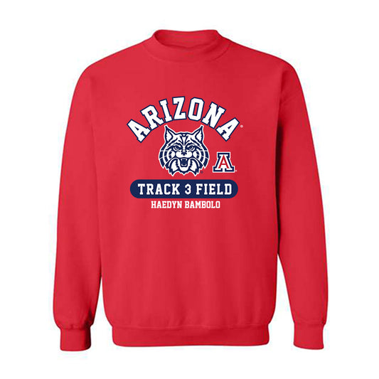 Arizona - NCAA Women's Track & Field : Haedyn Bambolo - Classic Fashion Shersey Crewneck Sweatshirt-0