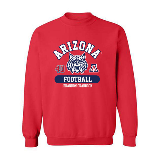 Arizona - NCAA Football : Brandon Craddock - Classic Fashion Shersey Crewneck Sweatshirt-0