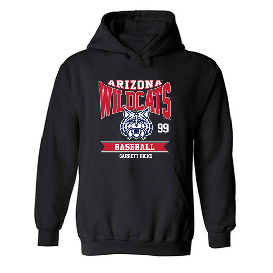 Arizona - NCAA Baseball : Garrett Hicks - Classic Fashion Shersey Hooded Sweatshirt