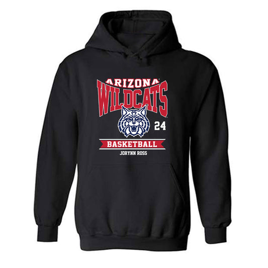 Arizona - NCAA Women's Basketball : Jorynn Ross - Classic Fashion Shersey Hooded Sweatshirt-0