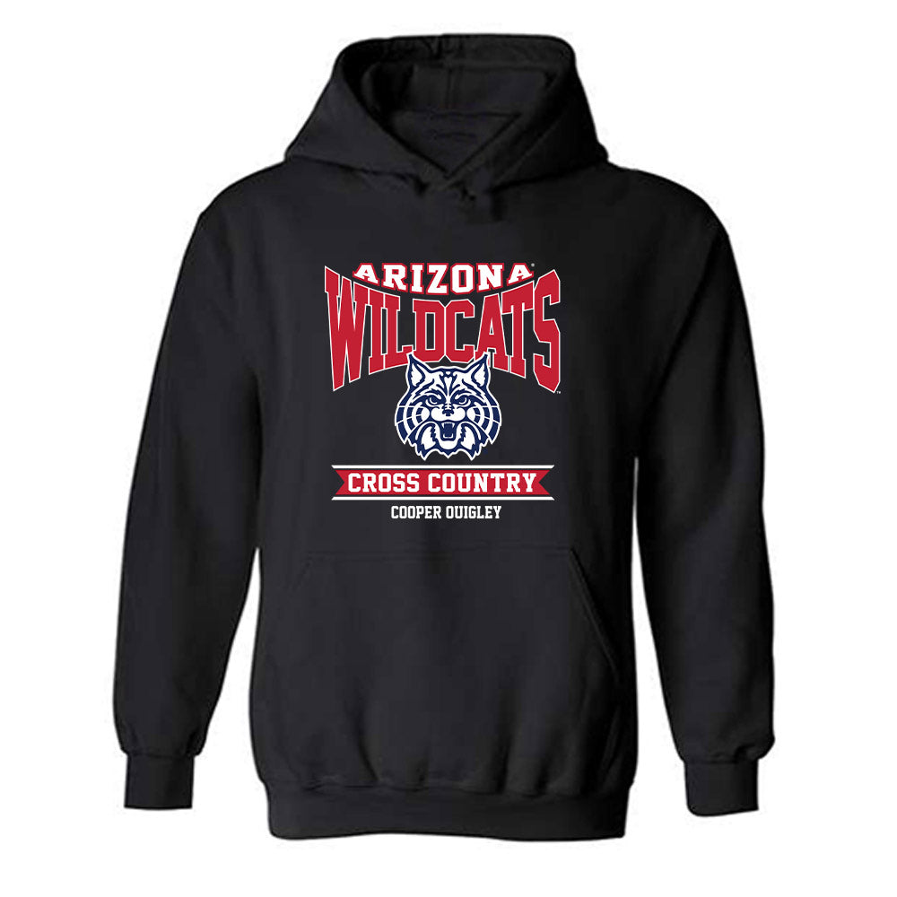 Arizona - NCAA Men's Cross Country : Cooper Quigley - Classic Fashion Shersey Hooded Sweatshirt