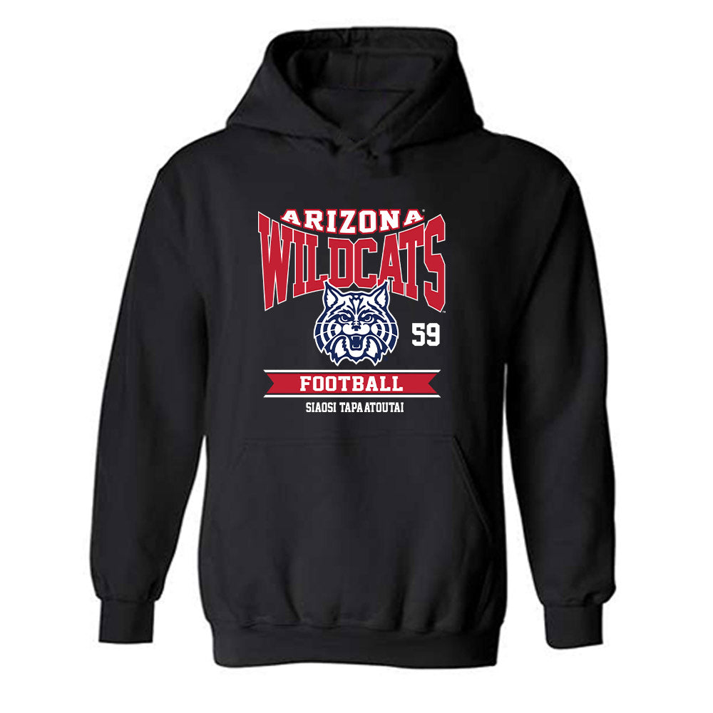 Arizona - NCAA Football : Siaosi Tapa'atoutai - Classic Fashion Shersey Hooded Sweatshirt-0