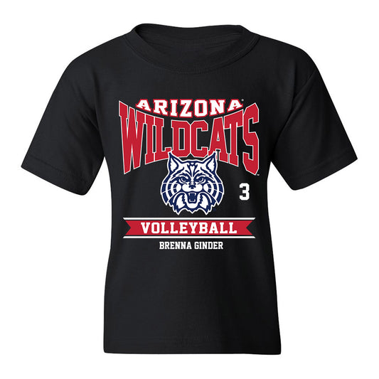 Arizona - NCAA Women's Volleyball : Brenna Ginder - Classic Fashion Shersey Youth T-Shirt
