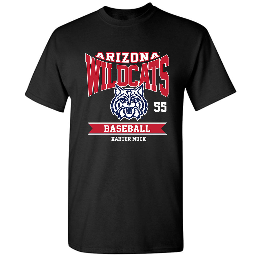 Arizona - NCAA Baseball : Karter Muck - Classic Fashion Shersey T-Shirt-0