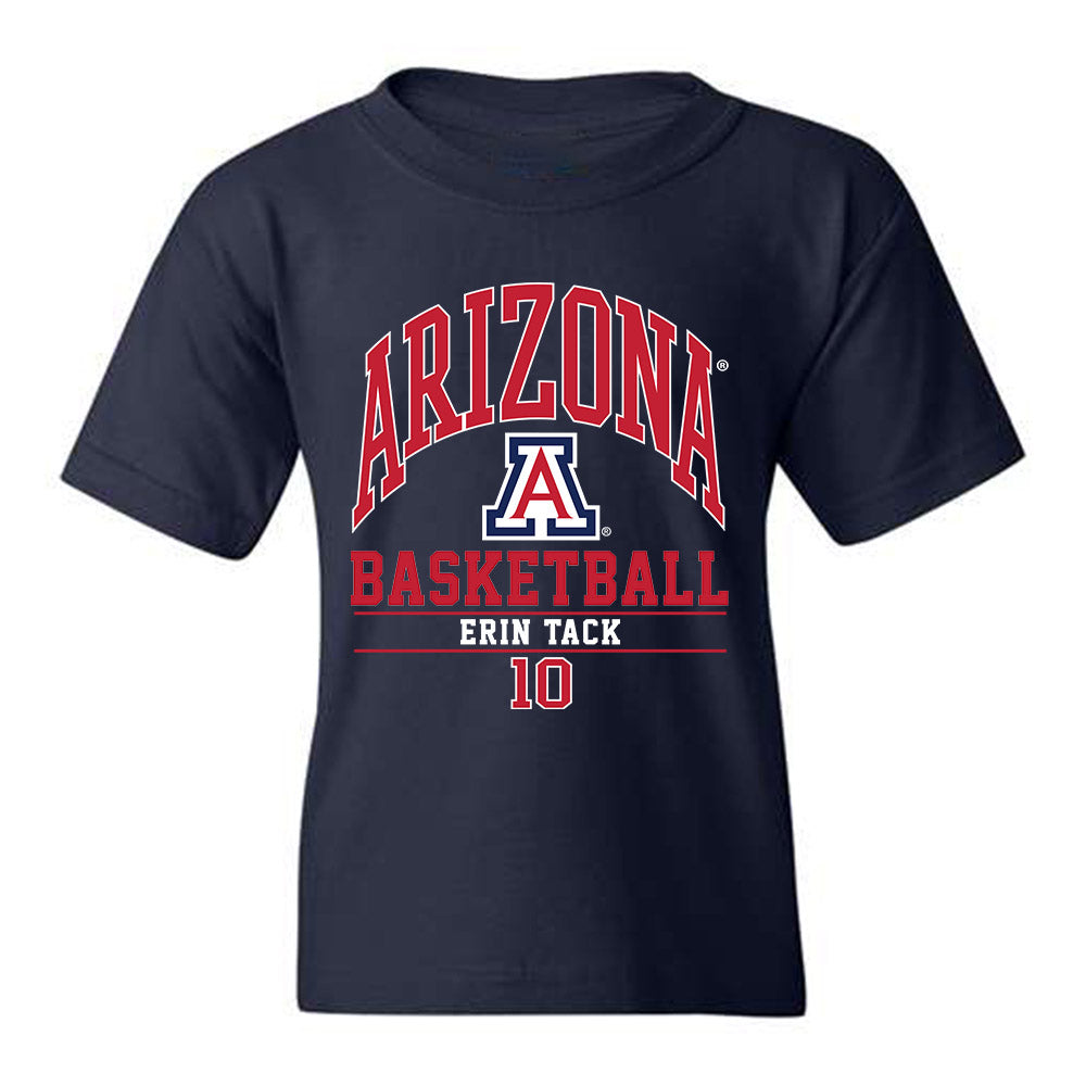 Arizona - NCAA Women's Basketball : Erin Tack - Classic Fashion Shersey Youth T-Shirt