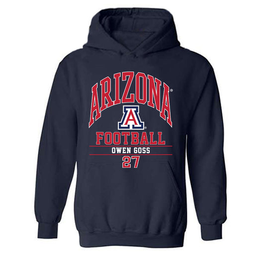 Arizona - NCAA Football : Owen Goss - Classic Fashion Shersey Hooded Sweatshirt