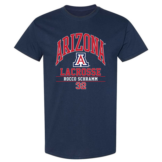 Arizona - NCAA Men's Lacrosse : Rocco Schramm - Classic Fashion Shersey T-Shirt-0